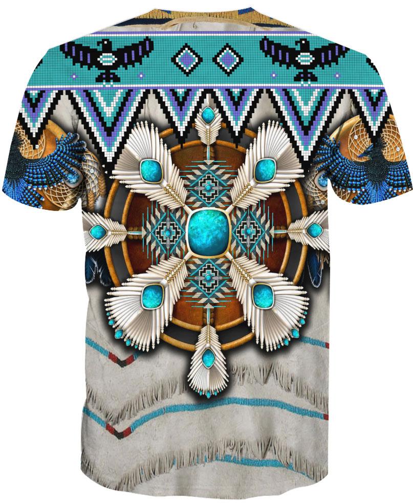 WelcomeNative Butterfly & Buffalo Skull 3D Hoodie, All Over Print Hoodie, Native American