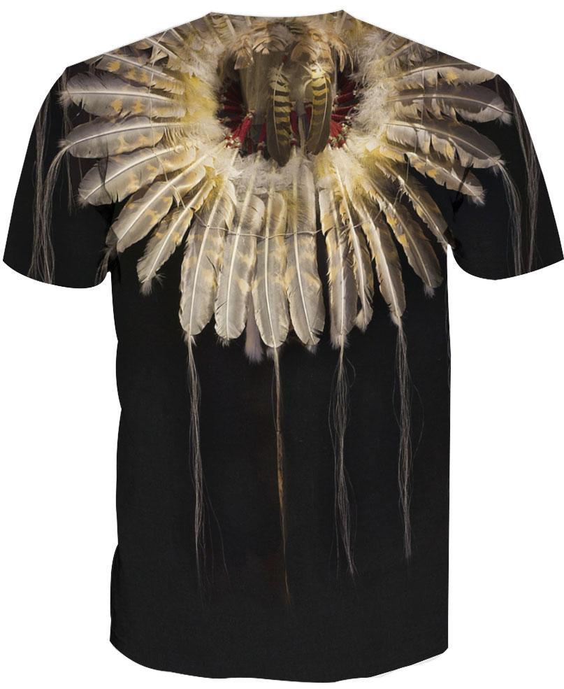 WelcomeNative Black Bead Pattern, 3D T Shirt, All Over Print T Shirt, Native American