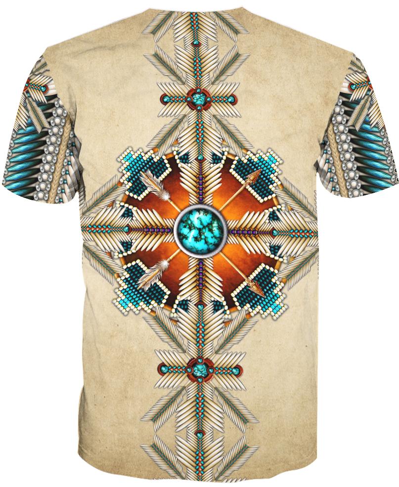 WelcomeNative Native Bright Motifs 3D Hoodie, All Over Print Hoodie, Native American