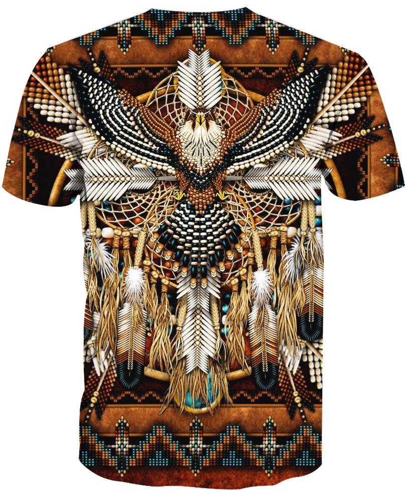 WelcomeNative Native Eagle Hoodie, All Over Print Hoodie, Native American
