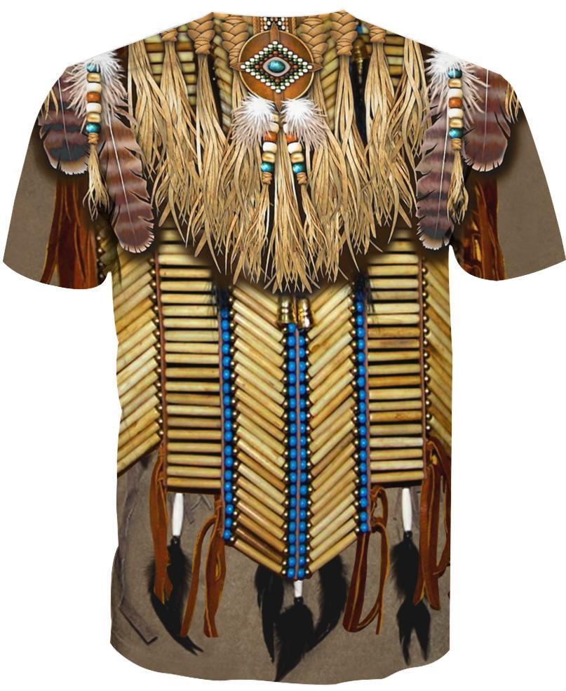 WelcomeNative 3D Native Vignette, 3D T Shirt, All Over Print T Shirt, Native American