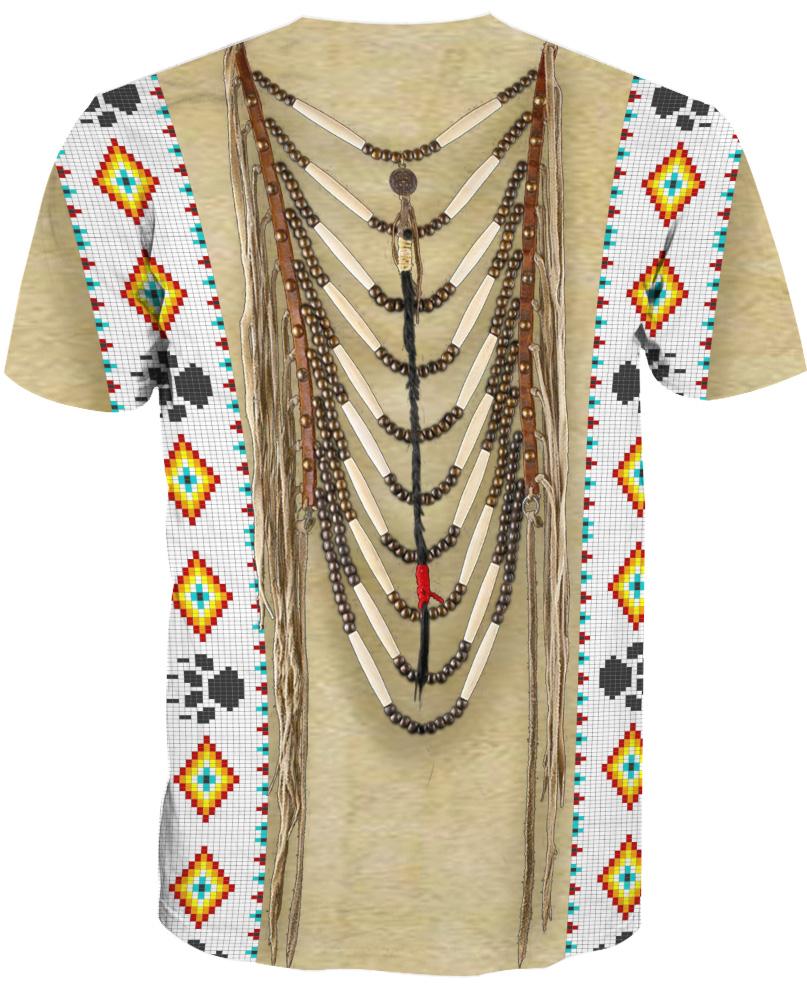 WelcomeNative Traditional Native Clothing, 3D T Shirt, All Over Print T Shirt, Native American