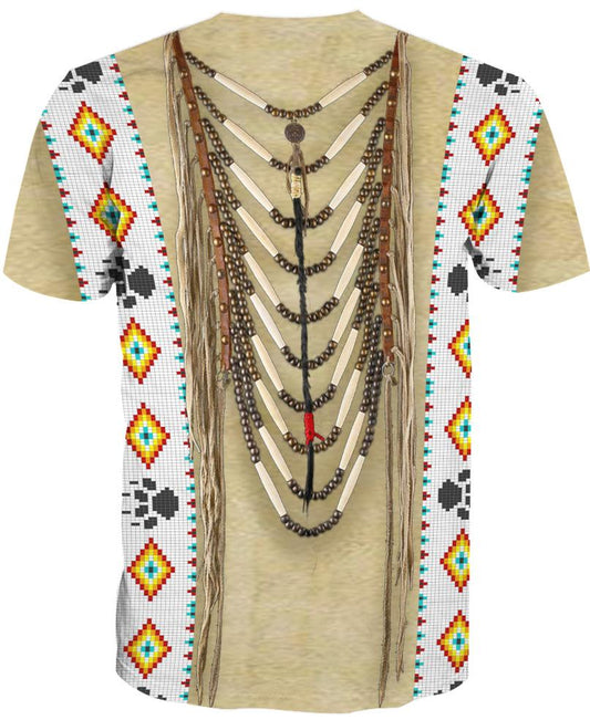 WelcomeNative Traditional Native Clothing, 3D T Shirt, All Over Print T Shirt, Native American