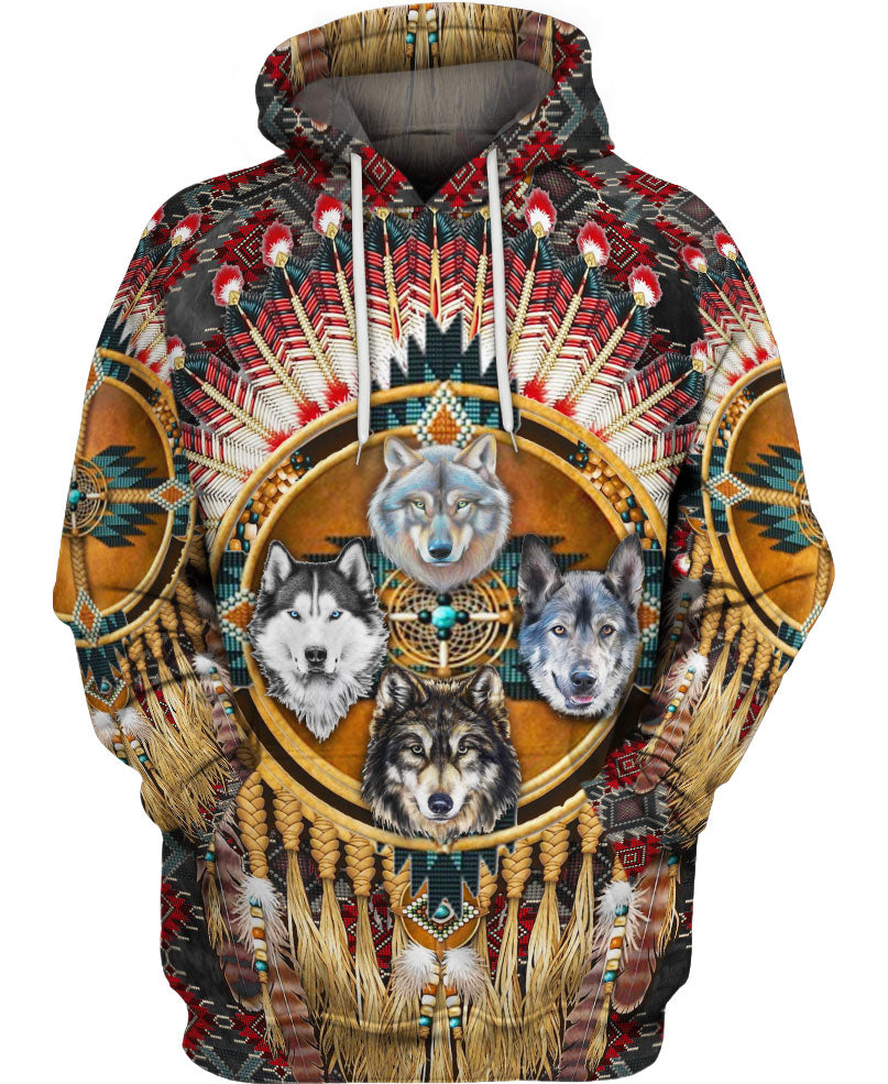 WelcomeNative Native American 3D Hoodie, All Over Print Hoodie, Native American