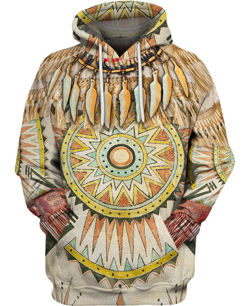 WelcomeNative Culture Pattern  Native American 3D Hoodie, All Over Print Hoodie