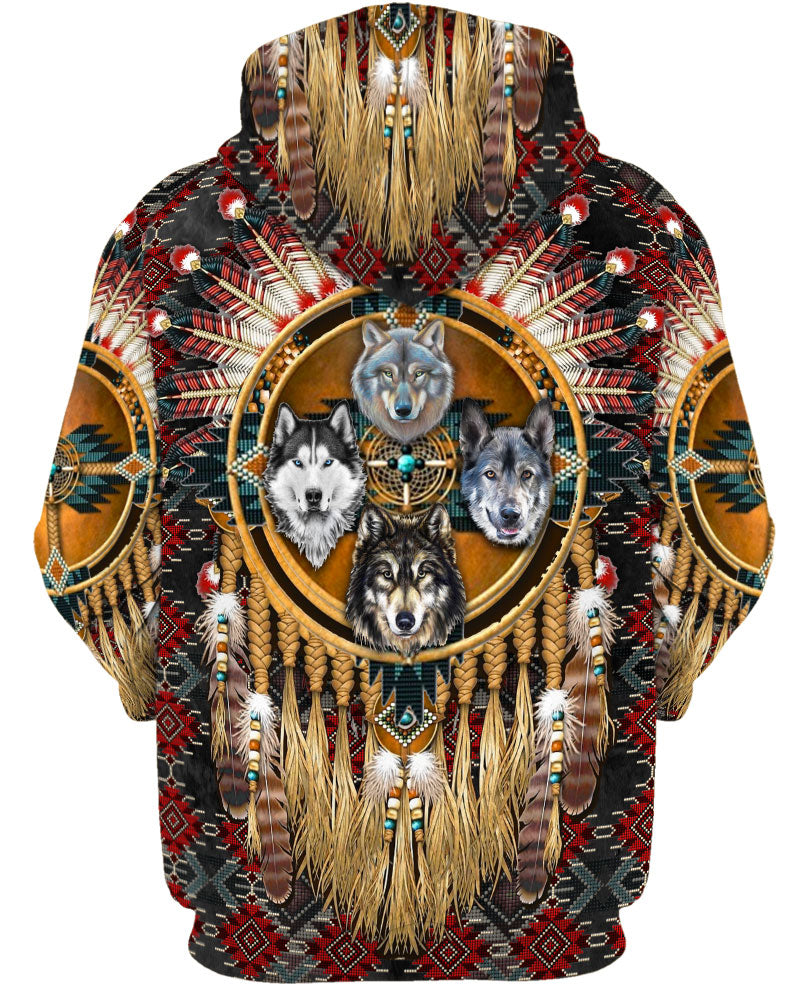 WelcomeNative Native American 3D Hoodie, All Over Print Hoodie, Native American