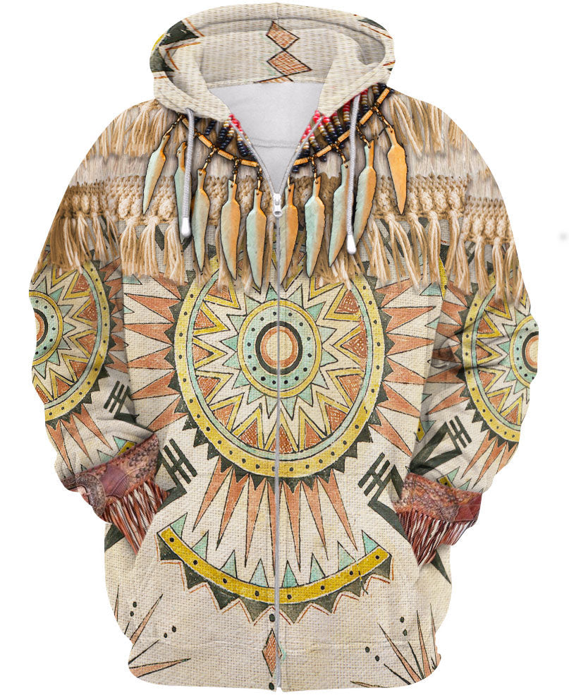 WelcomeNative Culture Pattern  Native American 3D Hoodie, All Over Print Hoodie