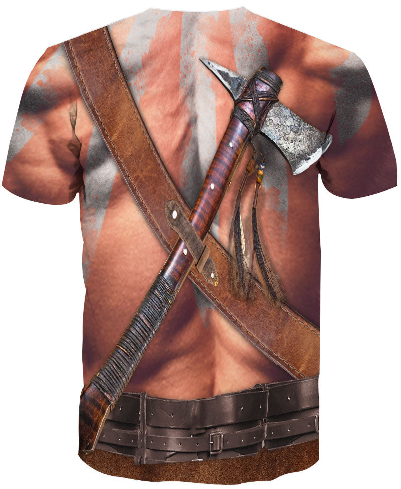WelcomeNative Warrior Style Native Ameican Hoodie, All Over Print Hoodie, Native American - Design #1