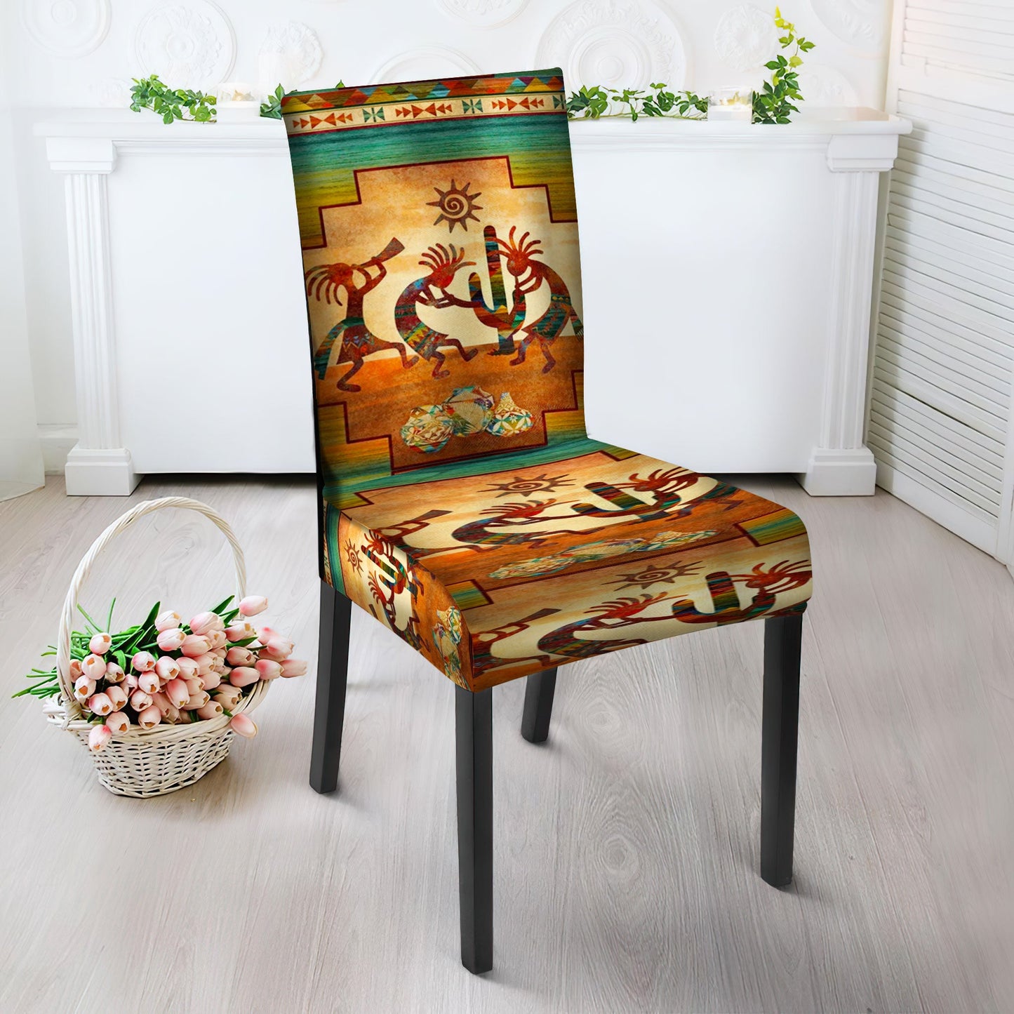 WelcomeNative Pattern Culture Design Native American Tablecloth, Chair cover, 3D Tablecloth, All Over Print