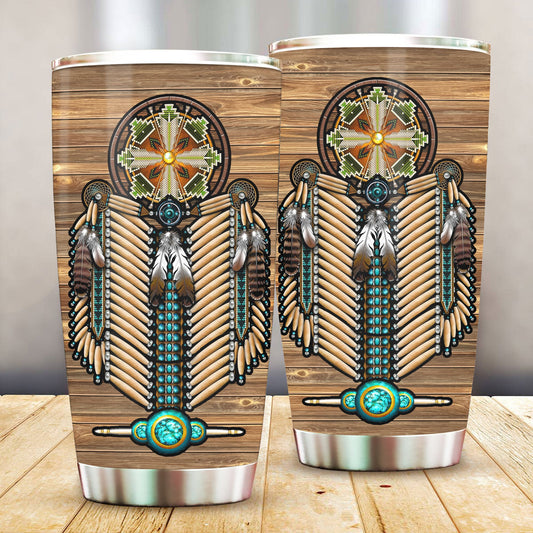 WelcomeNative Native Pattern Tumbler, 3D Tumbler, All Over Print Tumbler, Native American