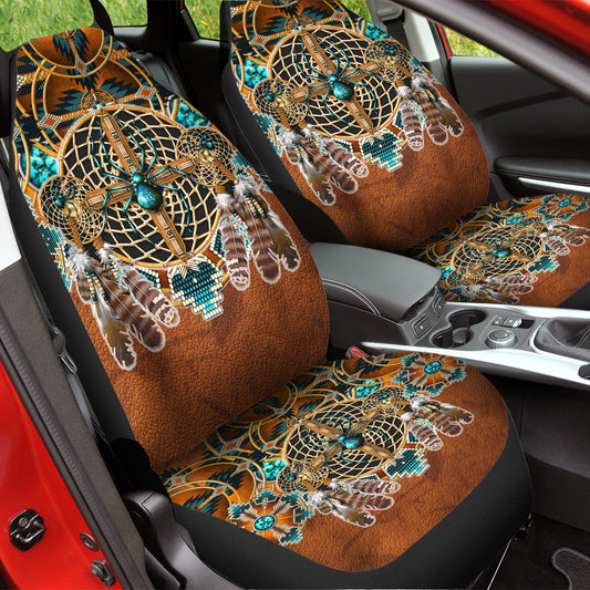 WelcomeNative Native Car Seat Cover, 3D Car Seat Cover , All Over Print Car Seat Cover - Design #0087