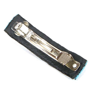 Butterfly Beadwork Blue Seed Beaded Hair Band Barrette French Clip - Beaded Hair Accessories - Welcome Native