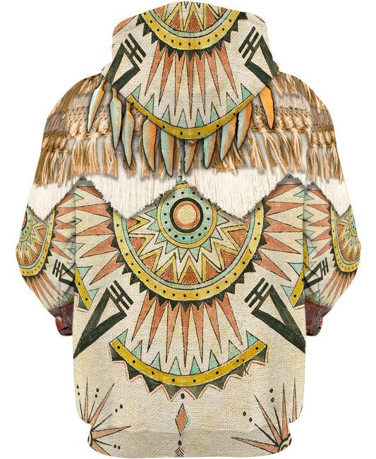 WelcomeNative Culture Pattern Native American 3D Hoodie, All Over Print Hoodie