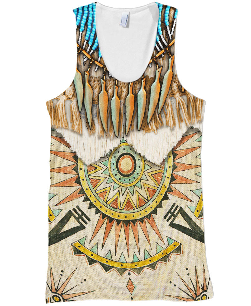 WelcomeNative Culture Pattern Native American 3D Hoodie, All Over Print Hoodie