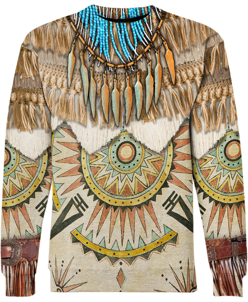 WelcomeNative Culture Pattern Native American 3D Hoodie, All Over Print Hoodie