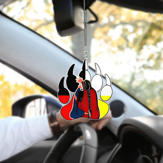 WelcomeNative Native American Unique Design Car Hanging Ornament, 3D Ornament