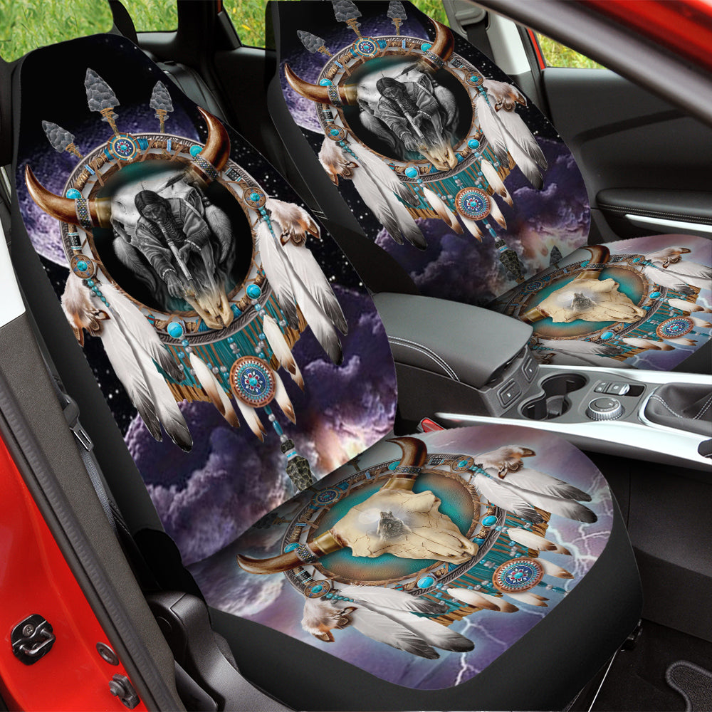 WelcomeNative Native Car Seat Cover, 3D Car Seat Cover , All Over Print Car Seat Cover - Design #0098