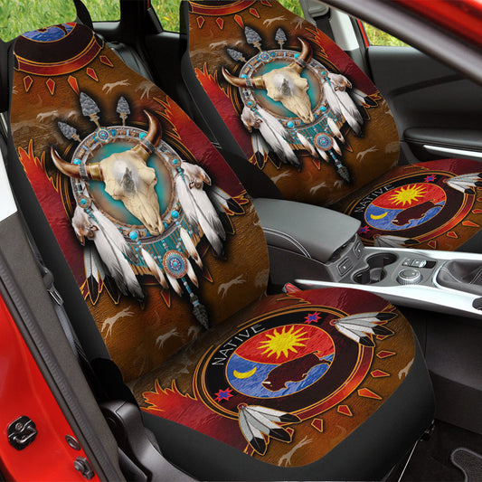 WelcomeNative Native Car Seat Cover, 3D Car Seat Cover , All Over Print Car Seat Cover