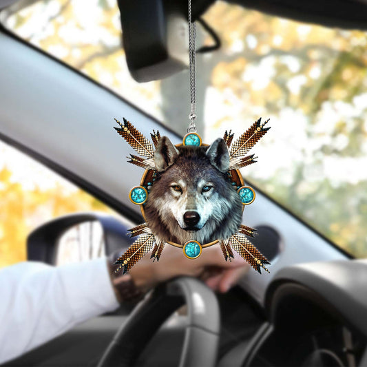 WelcomeNative Native American Unique Design Car Hanging Ornament, 3D Ornament