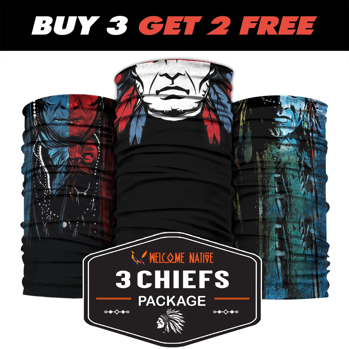 3-Chief Package 05 - Native American