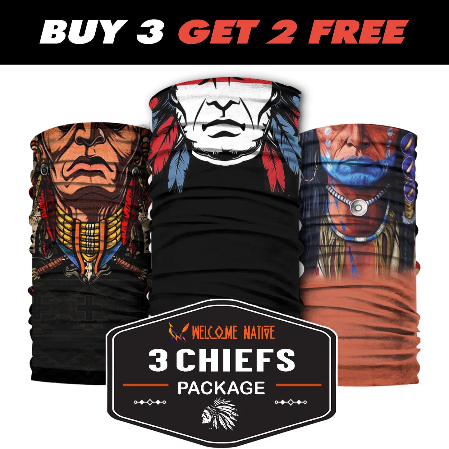 3-Chief Package 01 - Native American