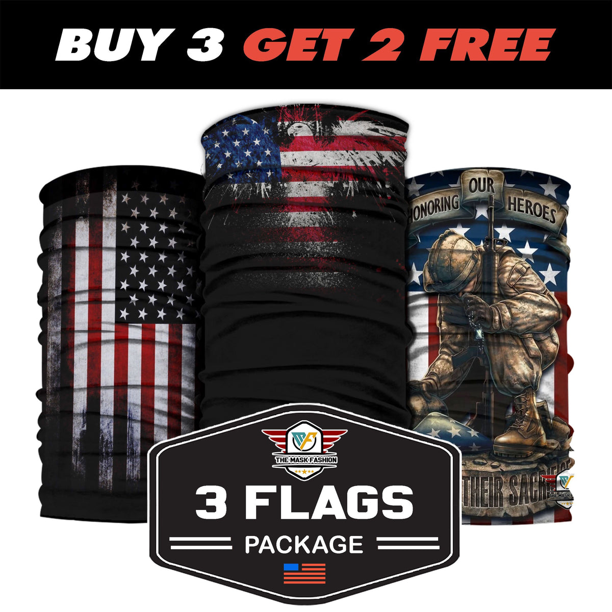 3-Flags Package 03 - Native American