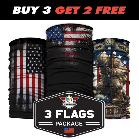 3-Flags Package 03 - Native American