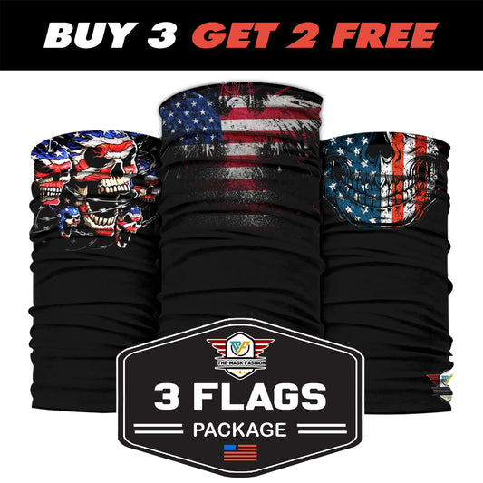 3-Flags Package 04 - Native American