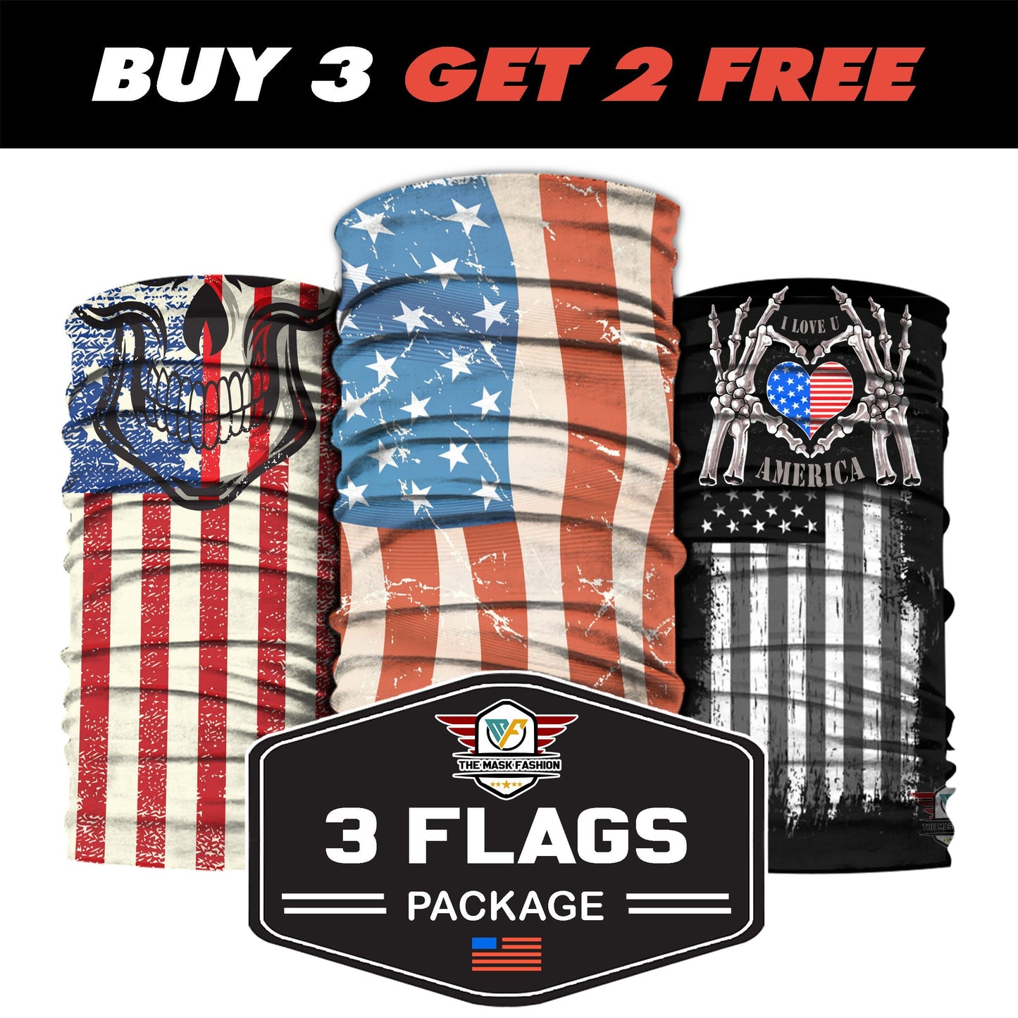 3-Flags Package 06 - Native American