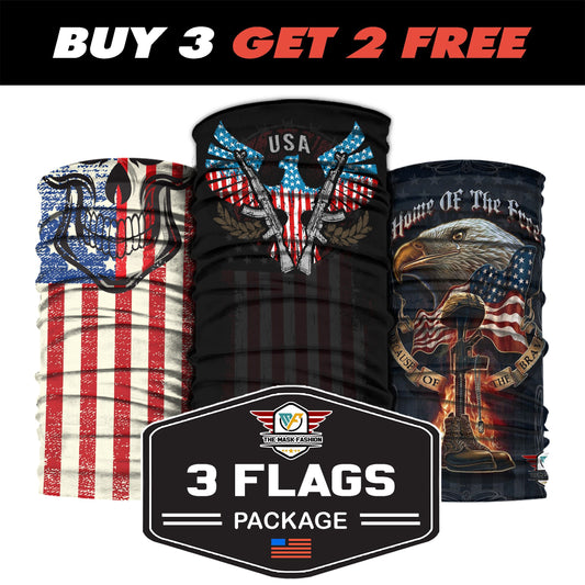 3-Flags Package 08 - Native American