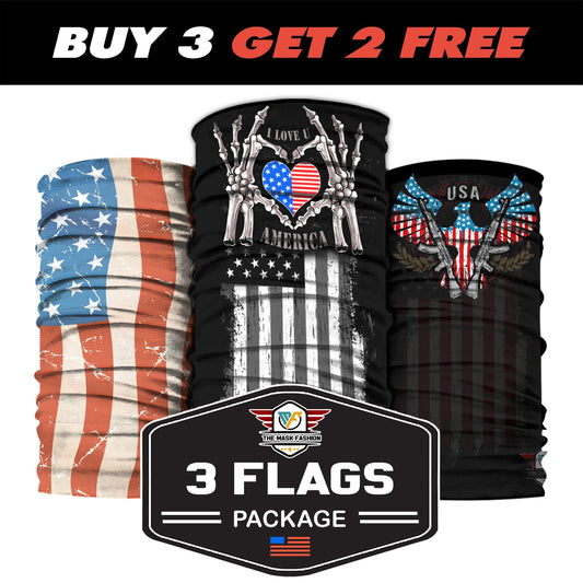 3-Flags Package 09 - Native American