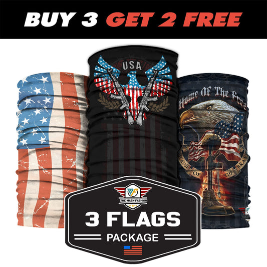 3-Flags Package 10 - Native American