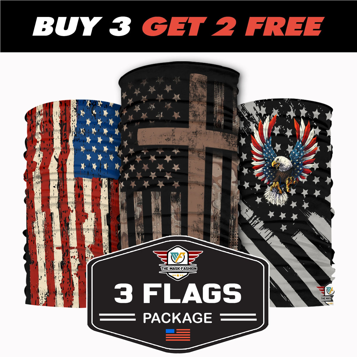 3-Flags Package 11 - Native American