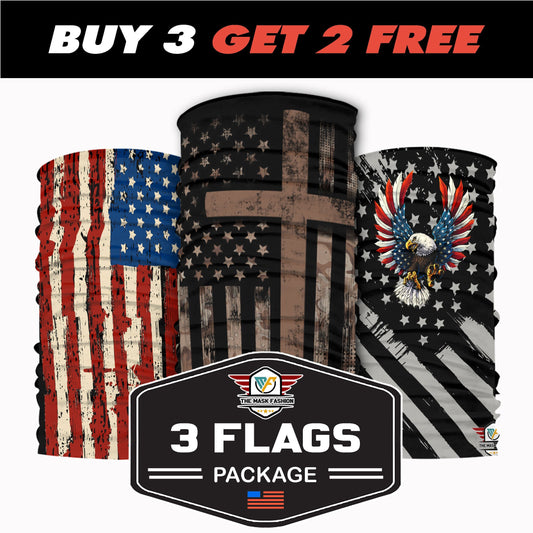 3-Flags Package 11 - Native American