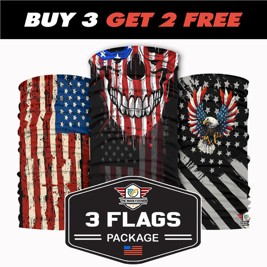 3-Flags Package 12 - Native American