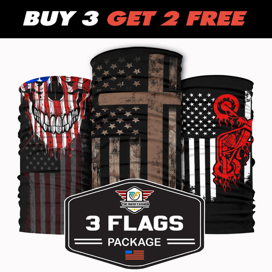3-Flags Package 15 - Native American