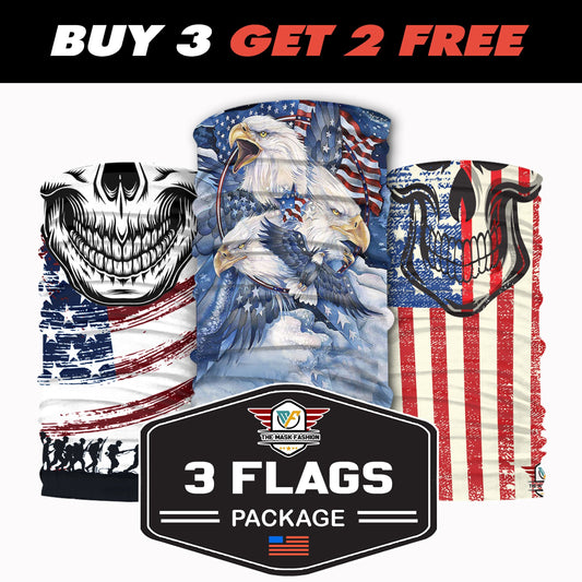 3-Flags Package 17 - Native American