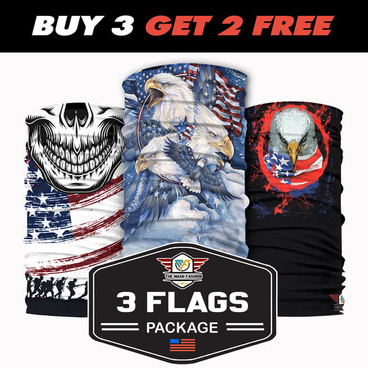 3-Flags Package 18 - Native American
