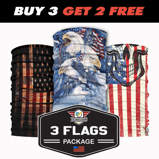 3-Flags Package 19 - Native American