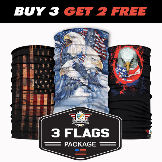 3-Flags Package 20 - Native American