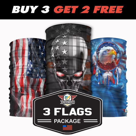 3-Flags Package 21 - Native American
