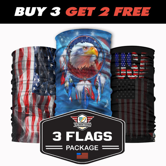 3-Flags Package 22 - Native American