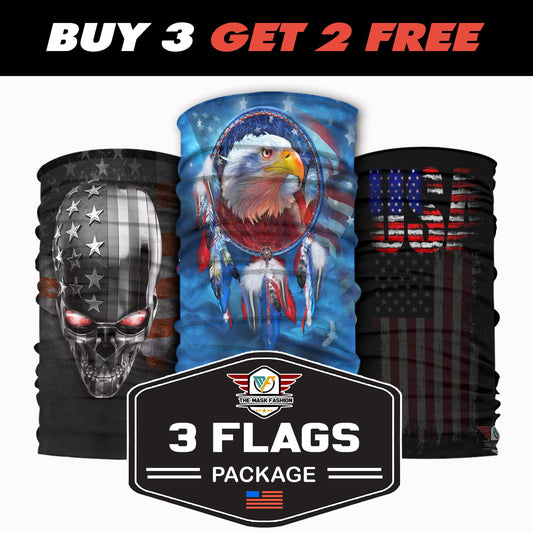 3-Flags Package 24 - Native American