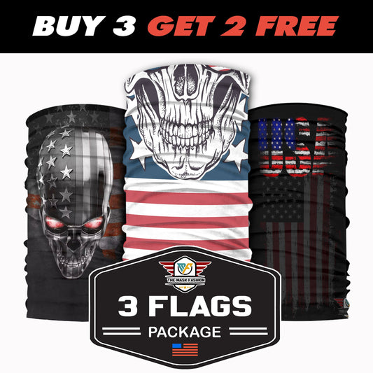 3-Flags Package 25 - Native American