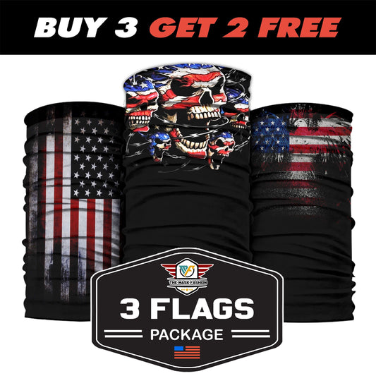 3-Flags Package 01 - Native American