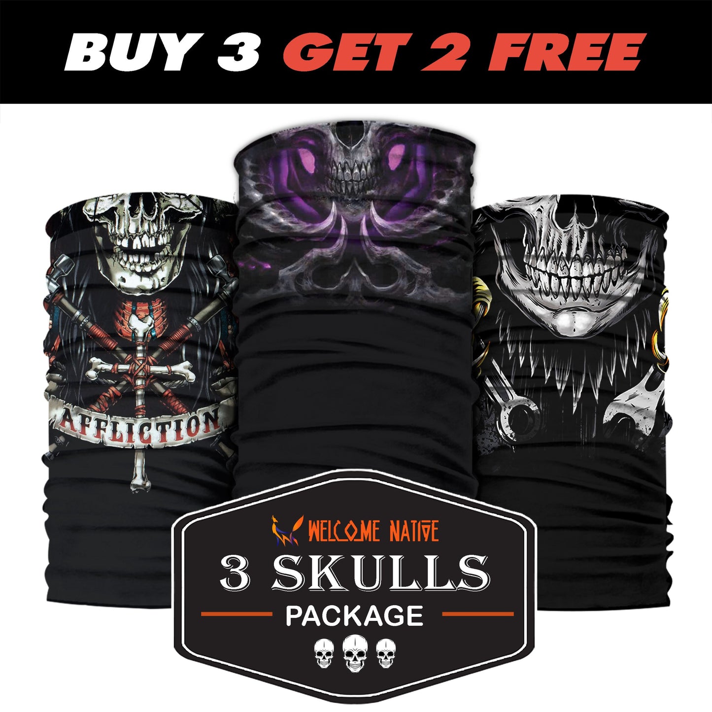 3-Skull Package 28