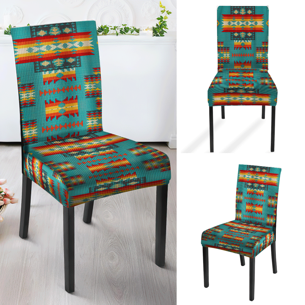 WelcomeNative Pattern Tribe Design Native American Tablecloth, Chair cover, 3D Tablecloth, All Over Print