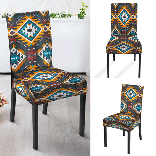 WelcomeNative Multi Pattern Tribe Design Native American Tablecloth, Chair cover, 3D Tablecloth, All Over Print