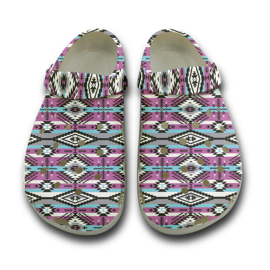 WelcomeNative Native Pattern Clog Shoes For Women and Men