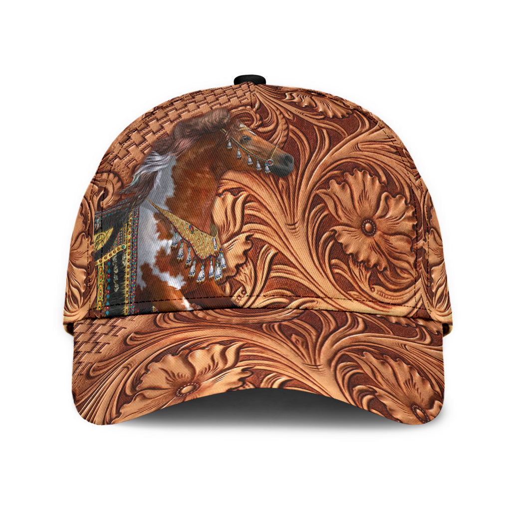 WelcomeNative Native Horse Cap, 3D Cap , All Over Print Cap